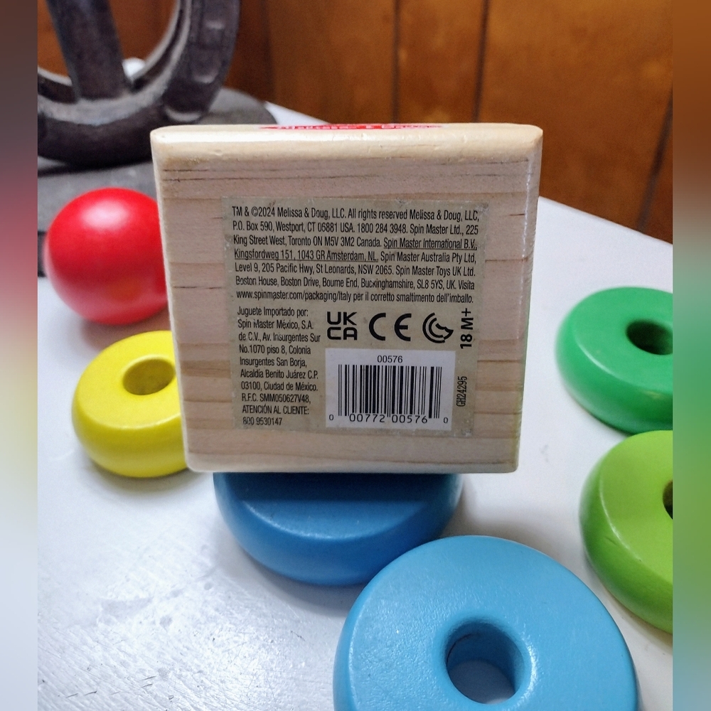 Melissa & Doug Rainbow Stacking Rings - Picture 4 of 4